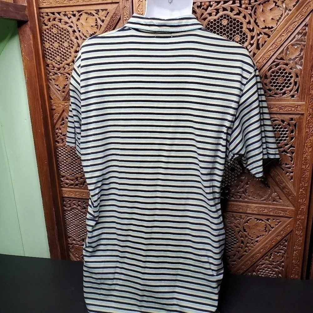 J.Crew Men's Striped Polo Shirt Size Large